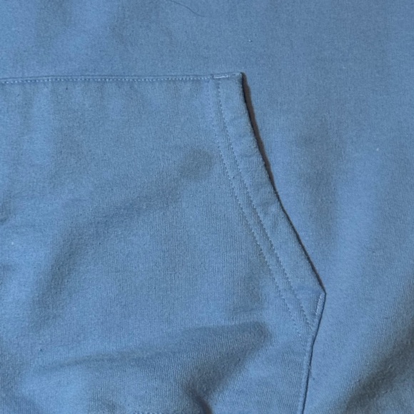 Champion 10th Mountain Sky Blue Graphic Hoodie Mens Size Medium - Picture 15 of 15